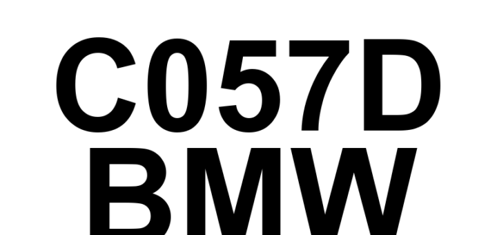 DTC C057D BMW - Definição em inglês: Brake Booster Temperature Sensor Circuit 'B' Intermittent/Erratic Definição em Português: Circuito do Sensor de Temperatura do Servo-Freio 'B' - Intermitente/Irregular