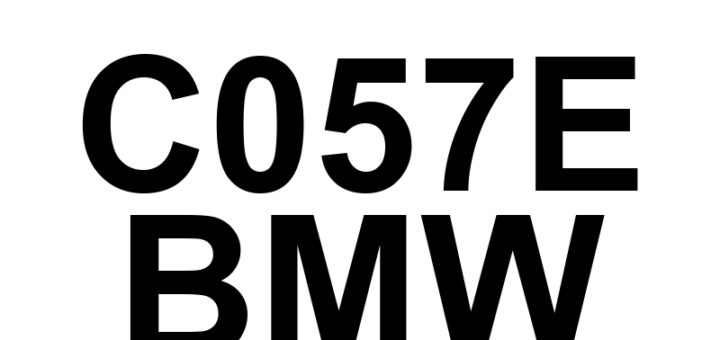 DTC C057E BMW - Definição em inglês: Brake Booster Temperature Sensor 'A/B' Correlation Definição em Português: Sensor de Temperatura do Servo de Freio - Correlacionamento 'A/B' Inadequado
