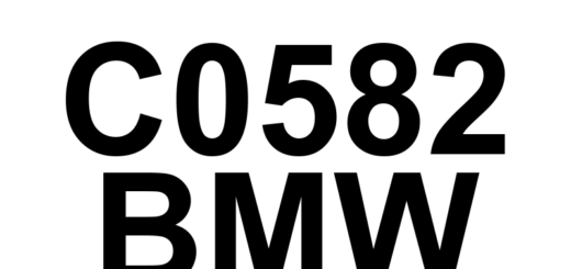 DTC C0582 BMW - Definição em inglês: Brake Booster Motor 'A' Phase U-V-W Circuit Range/Performance Definição em Português: Circuito de Fases U-V-W do Motor 'A' do Servo-Freio - Faixa/Desempenho