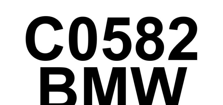 DTC C0582 BMW - Definição em inglês: Brake Booster Motor 'A' Phase U-V-W Circuit Range/Performance Definição em Português: Circuito de Fases U-V-W do Motor 'A' do Servo-Freio - Faixa/Desempenho