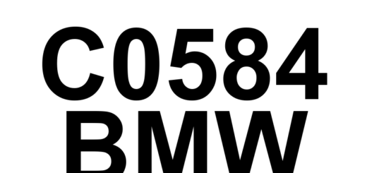DTC C0584 BMW - Definição em inglês: Brake Booster Motor 'B' Phase U-V-W Circuit Low Definição em Português: Motor do Servo de Freio 'B' - Circuito de Baixa Fase U-V-W