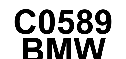 DTC C0589 BMW - Definição em inglês: Brake Booster Motor 'A' Position Sensor Circuit High Definição em Português: Sensor de Posição do Motor do Servo de Freio 'A' - Circuito com Sinal Alto