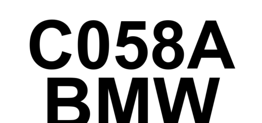 DTC C058A BMW - Definição em inglês: Brake Booster Motor 'A' Position Sensor Circuit Range/Performance Definição em Português: Circuito do Sensor de Posição do Motor 'A' do Servo de Freio - Alcance/Desempenho.