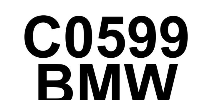 DTC C0599 BMW - Definição em inglês: Brake Booster Control Module Missing Calibration Definição em Português: Módulo de Controle do Servo de Freio - Calibração Ausente