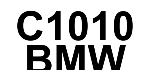 DTC C1010 BMW - Definição em inglês: Brake Booster Pressure Sensor 1 Circuit Range/Performance Definição em Português: Sensor de Pressão do Servo de Freio 1 - Faixa/Desempenho do Circuito