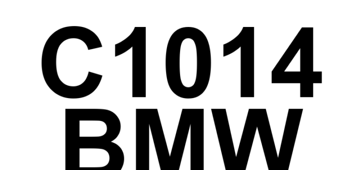 DTC C1014 BMW - Definição em inglês: Brake Booster Pressure Sensor Circuit Low Definição em Português: Sensor de Pressão do Servo-Freio - Circuito com Baixa Tensão