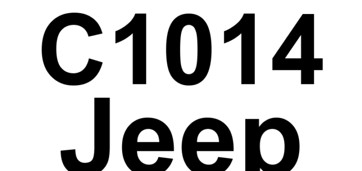 DTC C1014 Jeep - Definição em inglês: Left Front Wheel Speed Comparative Performance Definição em Português: Desempenho comparativo da velocidade da roda dianteira esquerda.