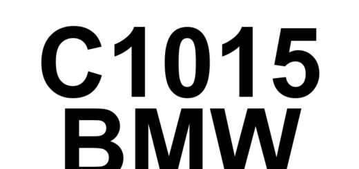 DTC C1015 BMW - Definição em inglês: Brake Booster Pressure Sensor Circuit High Definição em Português: Sensor de Pressão do Servo-Freio - Circuito Alto
