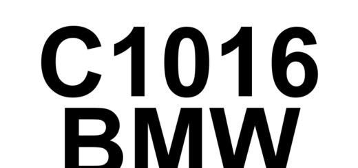 DTC C1016 BMW - Definição em inglês: Brake Booster Pressure Sensor 1 and 2 Initialization Error Definição em Português: Sensor de Pressão do Servo Freio 1 e 2 - Erro de Inicialização.