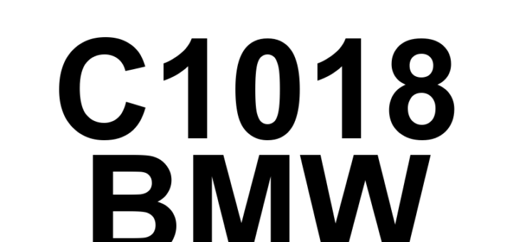 DTC C1018 BMW - Definição em inglês: Brake Booster Pressure Sensor Test Pulse High Definição em Português: Sensor de Pressão do Servo-Freio - Pulso de Teste Alto