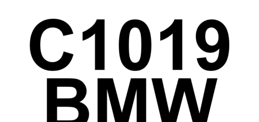 DTC C1019 BMW - Definição em inglês: Brake Booster Pressure Sensor Test Pulse Low Definição em Português: Sensor de Pressão do Servo-freio - Pulso de Teste Baixo