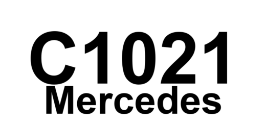 DTC C1021 Mercedes - Definição em inglês: CAN Communication With EA/CC/ISC Control Module Interrupted Definição em Português: Comunicação CAN com o Módulo de Controle EA/CC/ISC - Interrupção Detectada