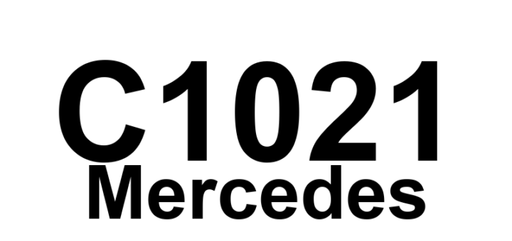DTC C1021 Mercedes - Definição em inglês: CAN Communication With EA/CC/ISC Control Module Interrupted Definição em Português: Comunicação CAN com o Módulo de Controle EA/CC/ISC - Interrupção Detectada