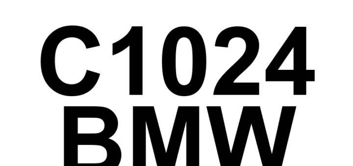 DTC C1024 BMW - Definição em inglês: Brake Booster Pressure Sensor Temperature Implausible Definição em Português: Sensor de Pressão do Servo Freio - Temperatura Implausível