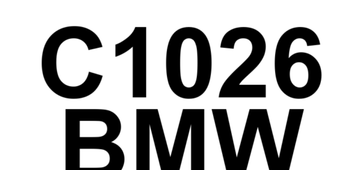 DTC C1026 BMW - Definição em inglês: Brake Booster Pressure Sensor Circuit Shorted Definição em Português: Circuito do Sensor de Pressão do Servo-Freio - Curto-circuito.