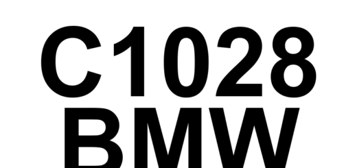 DTC C1028 BMW - Definição em inglês: Brake Booster Pressure Sensor Supply Voltage Circuit Definição em Português: Circuito de Tensão de Alimentação do Sensor de Pressão do Servo-Freio (Brake Booster).