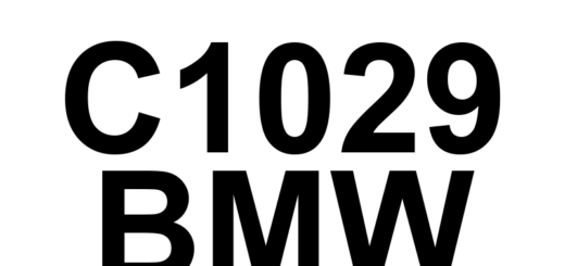 DTC C1029 BMW - Definição em inglês: Brake Booster Pressure Sensor Initialization Error Definição em Português: Sensor de Pressão do Servo-freio - Erro de Inicialização