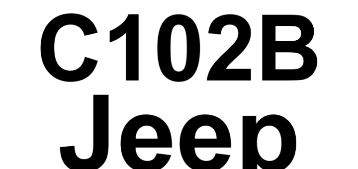 DTC C102B Jeep - Definição em inglês: Right Rear Wheel Speed Sensor Circuit Definição em Português: Circuito do Sensor de Velocidade da Roda Traseira Direita.