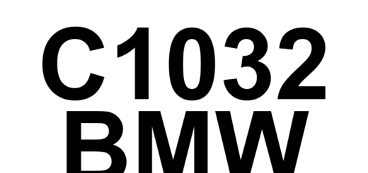 DTC C1032 BMW - Definição em inglês: Brake System Vacuum Sensor Circuit A / B Correlation Definição em Português: Circuito do Sensor de Vácuo do Sistema de Freio - Correlação A/B