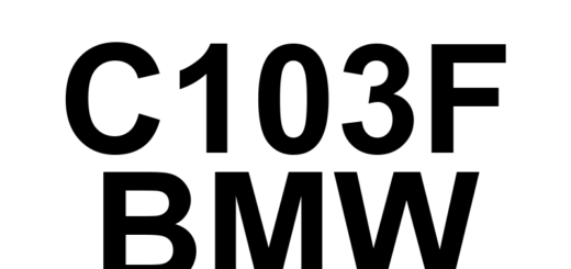 DTC C103F BMW - Definição em inglês: Brake System Sensors Supply Voltage Circuit Definição em Português: Circuito de Tensão de Alimentação dos Sensores do Sistema de Freio - Problema Detectado