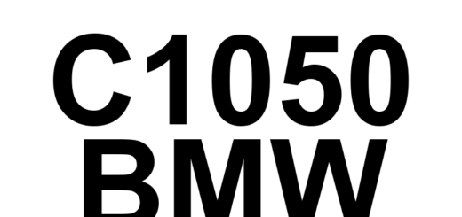 DTC C1050 BMW - Definição em inglês: Brake System Simulator Pressure Sensor Electrical Definição em Português: Sensor de Pressão do Simulador do Sistema de Freio - Elétrico.