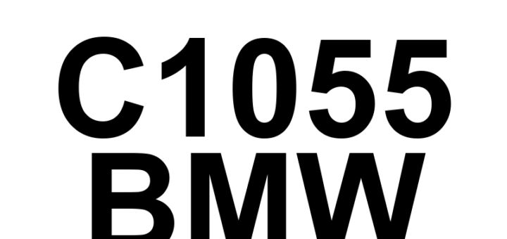 DTC C1055 BMW - Definição em inglês: Front Axle Brake Circuit Range/Performance Definição em Português: Circuito do Freio do Eixo Dianteiro - Desempenho/Alcance