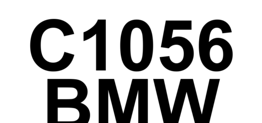 DTC C1056 BMW - Definição em inglês: Rear Axle Brake Circuit Range/Performance Definição em Português: Circuito do freio do eixo traseiro - Faixa/desempenho operacional
