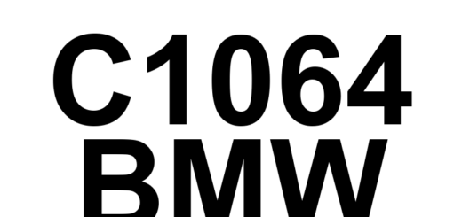 DTC C1064 BMW - Definição em inglês: Brake Pedal Position Sensor Circuit Range/Performance - Signal Too High Definição em Português: Sensor de Posição do Pedal de Freio - Sinal Muito Alto