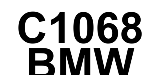 DTC C1068 BMW - Definição em inglês: Brake Pedal Position Sensor Voltage Low Definição em Português: Sensor de Posição do Pedal de Freio - Voltagem Baixa