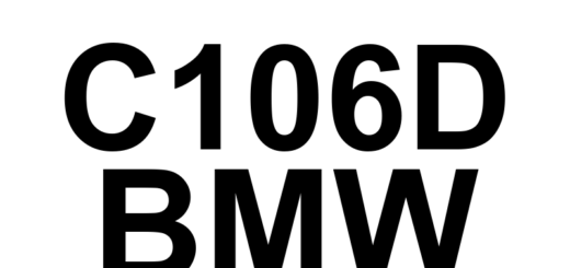 DTC C106D BMW - Definição em inglês: Brake Pedal Position Sensor 'A'/'B' Correlation Definição em Português: Sensor de Posição do Pedal de Freio 'A'/'B' - Correlação