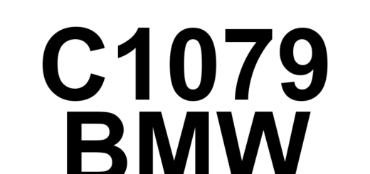 DTC C1079 BMW - Definição em inglês: DSC Control Module Wrong Variant Definição em Português: Módulo de Controle DSC - Variante Incorreta