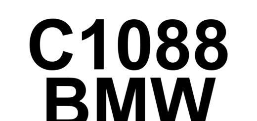 DTC C1088 BMW - Definição em inglês: Internal DSC Control Module FlexRay Failsafe Circuit Error Definição em Português: Módulo de Controle DSC Interno - Erro no Circuito de Segurança FlexRay