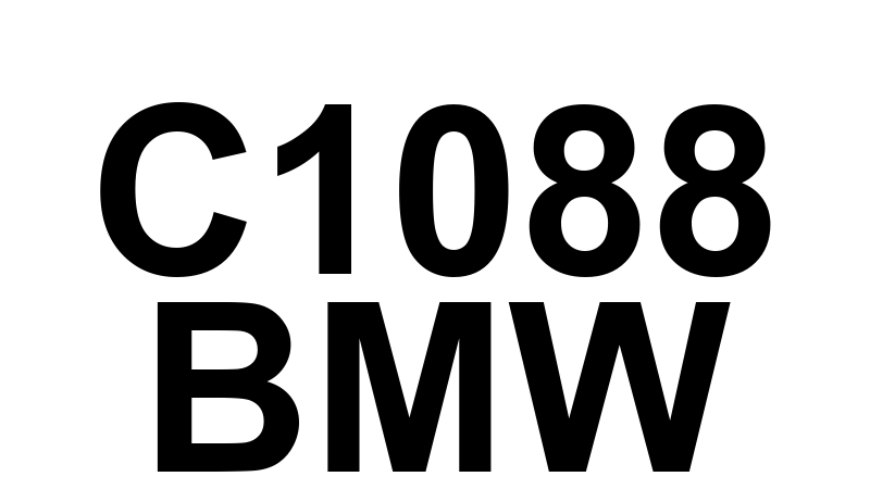 Code 1088 C1088 BMW - Módulo de Controle DSC Interno - Erro no Circuito de ...