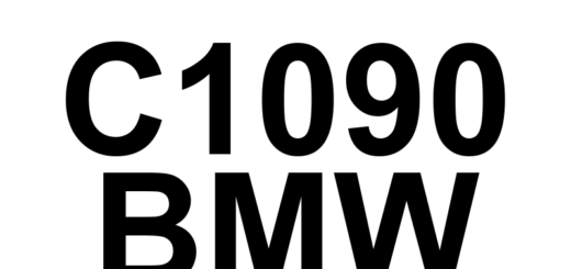 DTC C1090 BMW - Definição em inglês: Internal DSC Control Module Valve Coil 'G' Circuit Electrical Definição em Português: Módulo de Controle DSC Interno - Circuito Elétrico da Bobina da Válvula 'G'