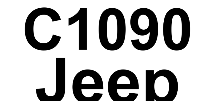 DTC C1090 Jeep - Definição em inglês: Abs Brake Lamp Control Circuit Low Definição em Português: Circuito de Controle da Lâmpada de Freio ABS - Baixa Tensão