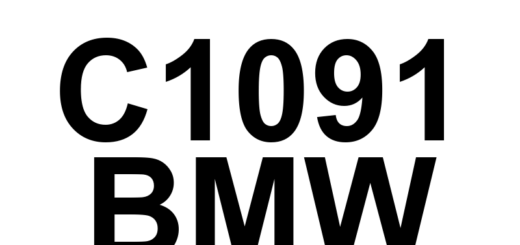 DTC C1091 BMW - Definição em inglês: Internal DSC Control Module Valve Coil 'H' Circuit Electrical Definição em Português: Módulo de Controle DSC Interno - Circuito Elétrico da Bobina da Válvula 'H'