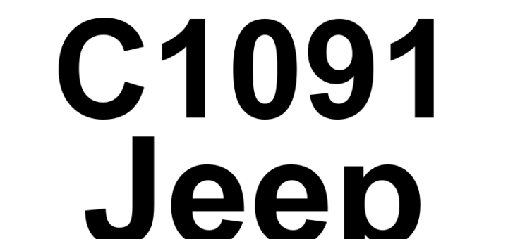 DTC C1091 Jeep - Definição em inglês: Abs Brake Lamp Control Circuit High Definição em Português: Circuito de Controle da Lâmpada do Freio ABS - Tensão Alta