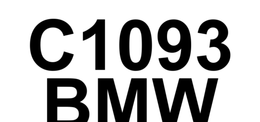 DTC C1093 BMW - Definição em inglês: Internal DSC Control Module Valve Coil 'J' Circuit Electrical Definição em Português: Módulo de Controle Interno DSC - Problema Elétrico no Circuito da Bobina da Válvula 'J'