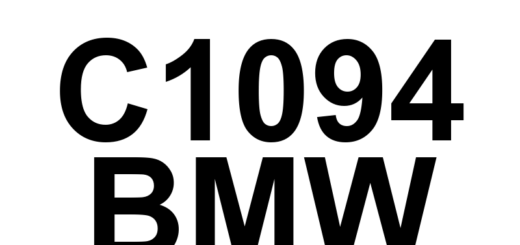 DTC C1094 BMW - Definição em inglês: Internal DSC Control Module Valve Coil 'K' Circuit Electrical Definição em Português: Módulo de Controle DSC Interno - Circuito Elétrico da Bobina da Válvula 'K'