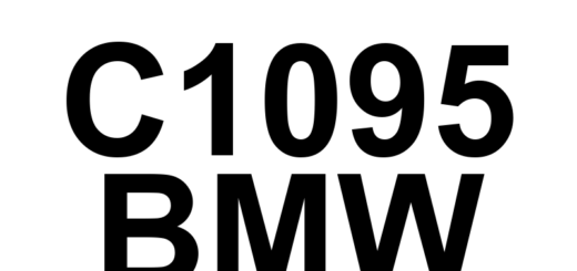 DTC C1095 BMW - Definição em inglês: Internal DSC Control Module Valve Coil 'L' Circuit Electrical Definição em Português: Módulo de Controle DSC Interno - Circuito Elétrico da Bobina da Válvula 'L'.