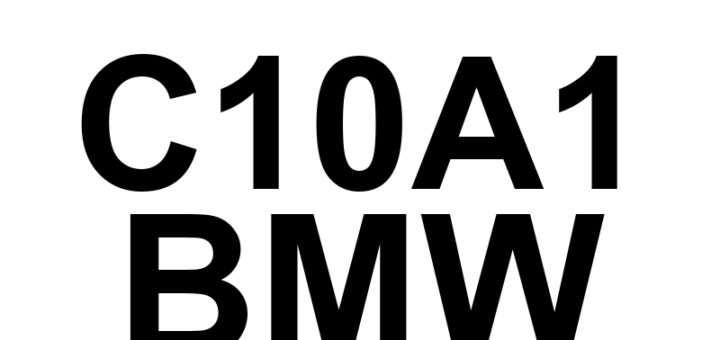 DTC C10A1 BMW - Definição em inglês: Brake Pedal Position Sensor 'B' Circuit Low Definição em Português: Sensor de Posição do Pedal de Freio 'B' - Circuito Baixo