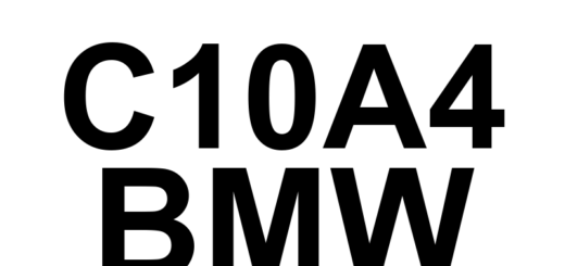 DTC C10A4 BMW - Definição em inglês: Brake Pedal Position Sensor 'B' Supply Voltage Circuit High Definição em Português: Sensor de Posição do Pedal de Freio 'B' - Tensão do Circuito de Alimentação Alta