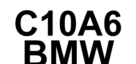 DTC C10A6 BMW - Definição em inglês: Rear Axle Brake Circuit Pressure Too High Definição em Português: Pressão Alta Demais no Circuito de Freio do Eixo Traseiro.
