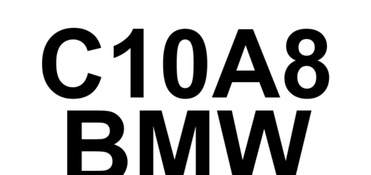 DTC C10A8 BMW - Definição em inglês: Brake Pedal Position Sensor 'A'/'B' Swapped Definição em Português: Sensor de Posição do Pedal de Freio 'A'/'B' - Trocados