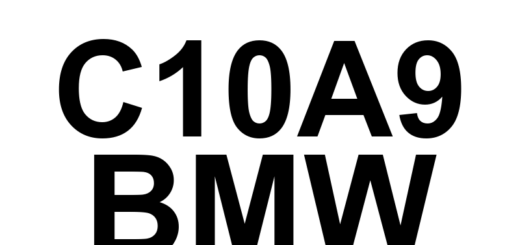 DTC C10A9 BMW - Definição em inglês: Brake Pedal Position/Brake Circuit Pressure Correlation Definição em Português: Posição do Pedal de Freio/Correlação da Pressão do Circuito de Freio