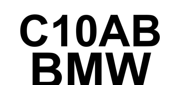 DTC C10AB BMW - Definição em inglês: Brake System Control Module Power Supply Circuit Low Definição em Português: Módulo de Controle do Sistema de Freios - Tensão Baixa no Circuito de Alimentação