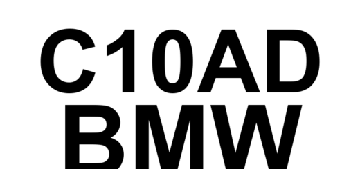 DTC C10AD BMW - Definição em inglês: Brake System Control Module Run Time Error Definição em Português: Módulo de Controle do Sistema de Freio - Erro de Execução