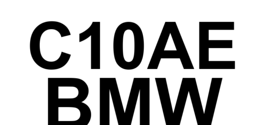 DTC C10AE BMW - Definição em inglês: System Voltage Low Definição em Português: Tensão do Sistema - Baixa