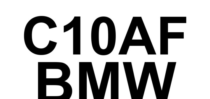 DTC C10AF BMW - Definição em inglês: System Voltage High Definição em Português: Tensão do Sistema - Alta