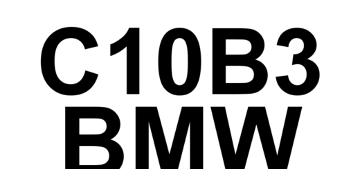 DTC C10B3 BMW - Definição em inglês: Brake System Control Module EEPROM Error Definição em Português: Módulo de Controle do Sistema de Freios - Erro na EEPROM
